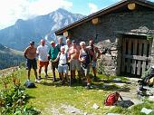 1°Gruppo alla baita  all'incrocio col sentiero 101